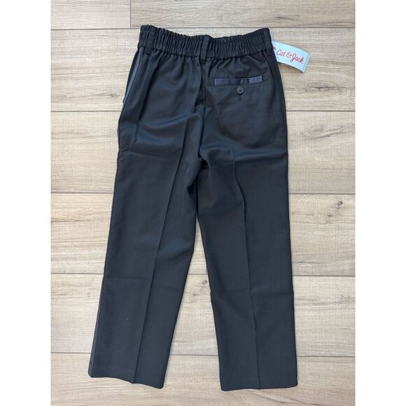 Cat & Jack Boy’s Suit Tuxedo Pants Size 7 Black Elastic Waistband NWT - Picture 5 of 5